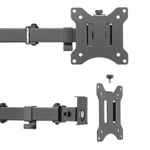 Maclean MC-884 Monitor Stand, 17-32", 16kg, Black - Thumbnail 4