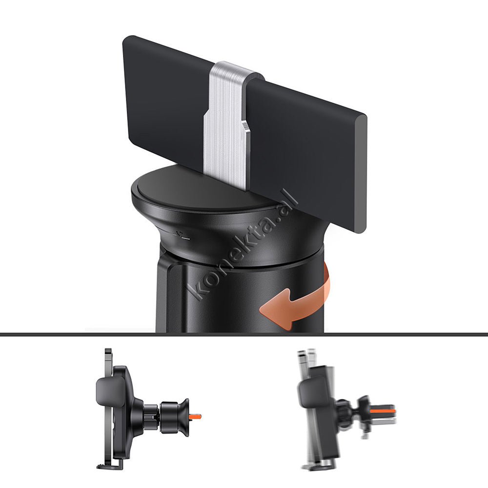 Baseus Mbajtese Celulari Per Makine Me Karikim Wireless, E Zeze - Thumbnail 15
