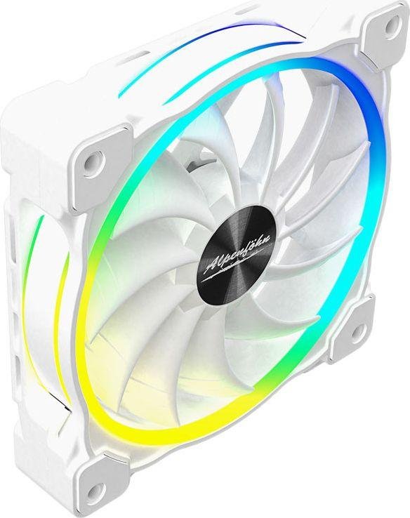 Alpenfohn Wing Boost 3 ARGB Cooler, 120 mm, White - Thumbnail 3