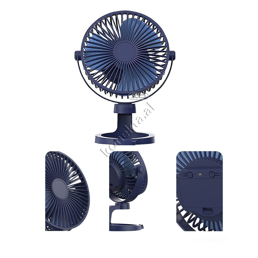 XO Freskuese Rechargeable Fan, White, 2400mAh - Thumbnail 8