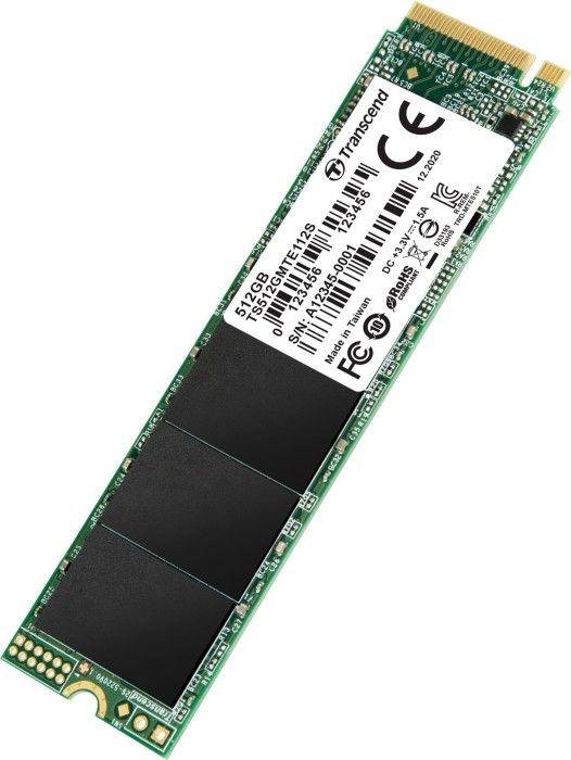 Transcend 112S SSD, 512GB, M.2 2280 PCI-E x4 Gen3 NVMe - Thumbnail 2