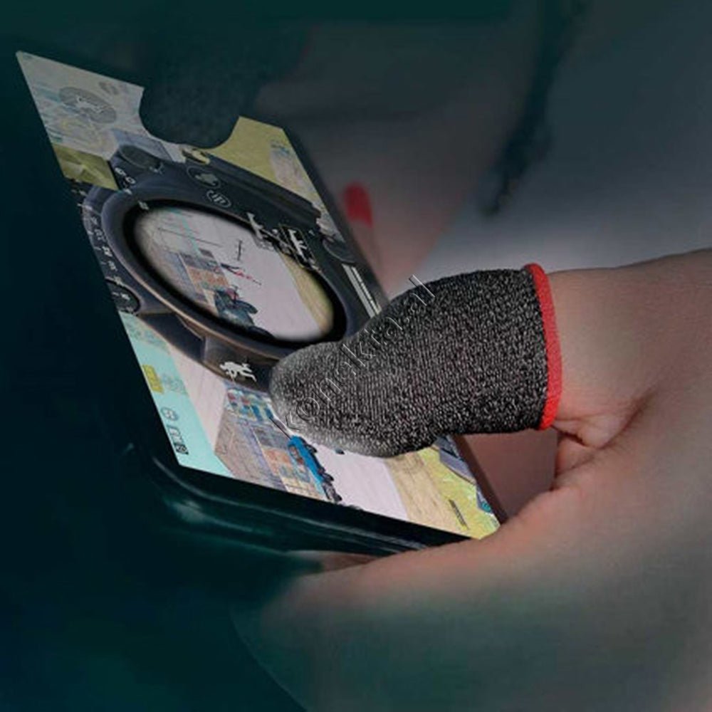 XO Gaming Finger Sleeves, Transparent with Black Protective Edges - Thumbnail 7