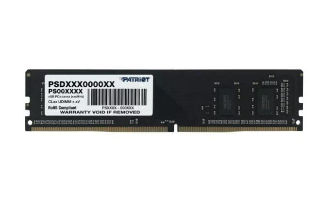 Patriot Signature DDR4 Memory, 8GB, 2666MHz, SODIMM, Black - Image 1