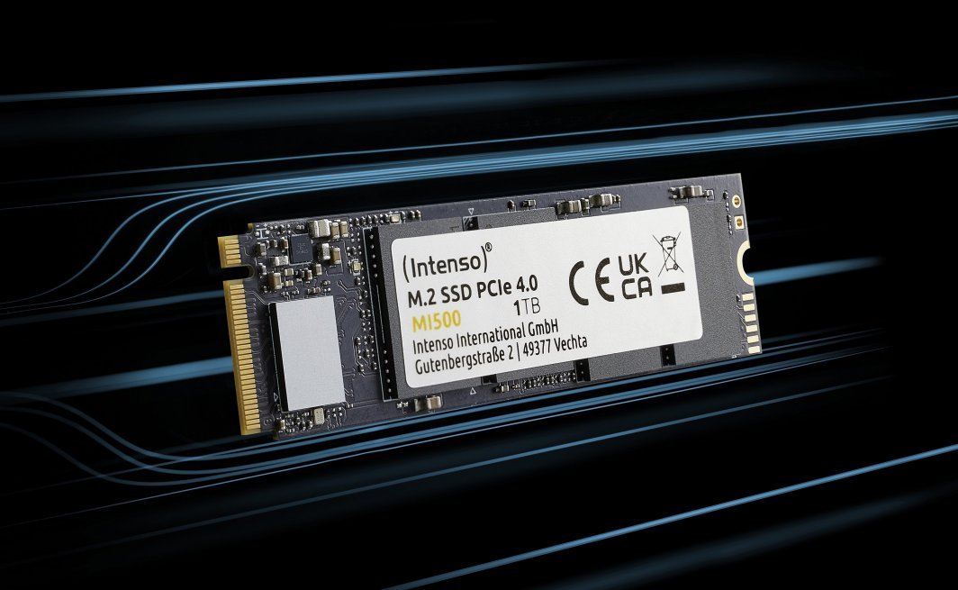Intenso MI500 SSD, 2TB, M.2 2280 PCI-E x4 Gen4 NVMe - Thumbnail 2