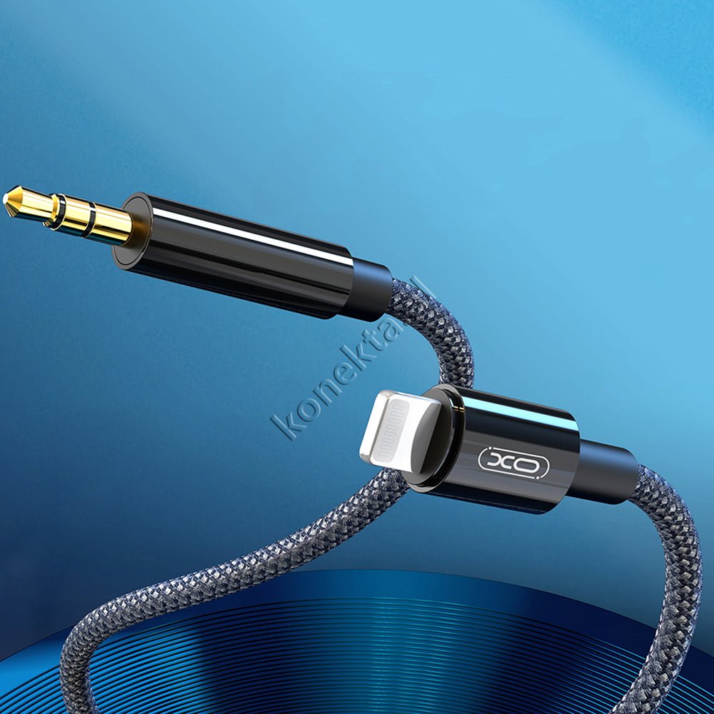 XO Lightning to AUX Cable, 1m - Thumbnail 3