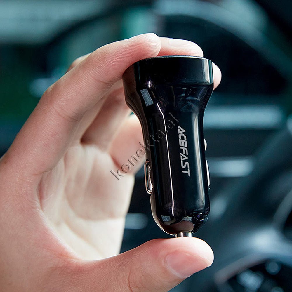 AceFast Car Charger 66W with USB and Type-C Ports - Thumbnail 6