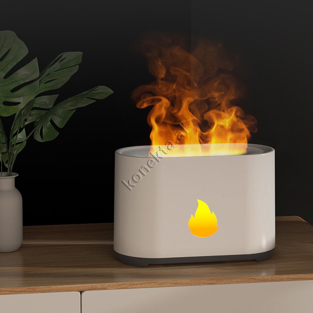 tjetertjeter Flake Air Humidifier, Black / White - Thumbnail 3