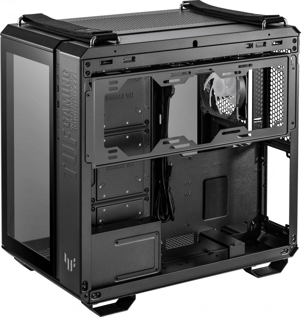 Asus TUF Gaming GT502 PLUS TG ARGB Case, Black, Midi Tower - Thumbnail 11