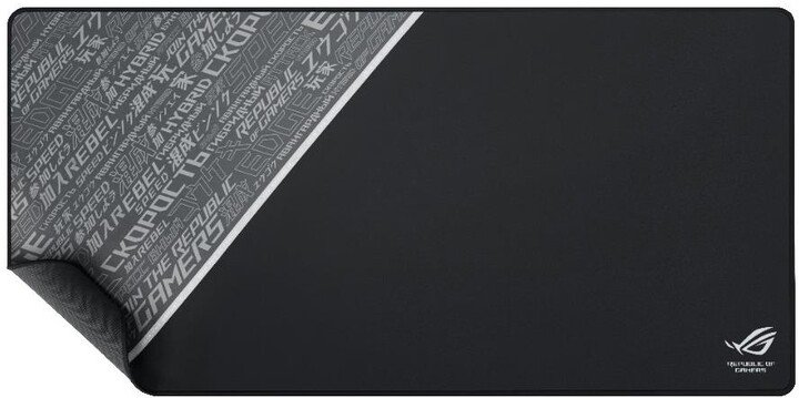 ASUS ROG Sheath Mousepad, Black/Grey - Thumbnail 2
