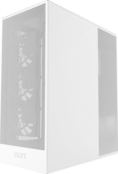 NZXT H7 Flow Case, White, Midi Tower - Image 1