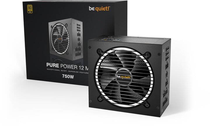 Be quiet! Pure Power 12 M BN343 Power Supply, 750W - Thumbnail 3