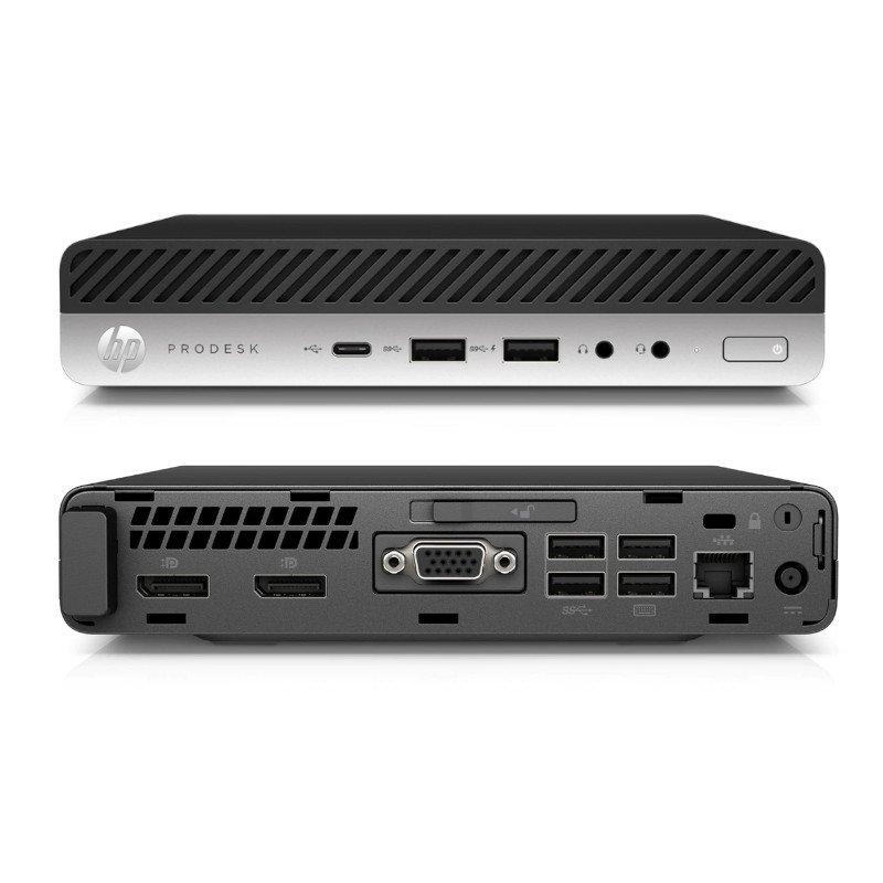 HP ProDesk 600 G3 Mini PC, 8 GB RAM, 256 GB SSD, Used - Image 1