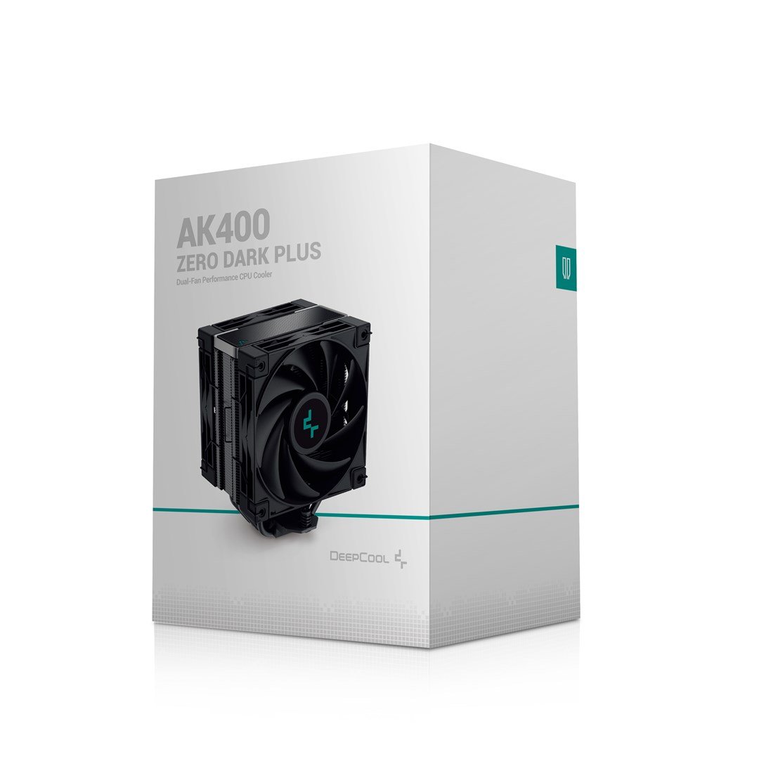 DeepCool AK400 ZERO DARK PLUS CPU Cooler, 12cm, Black - Thumbnail 7