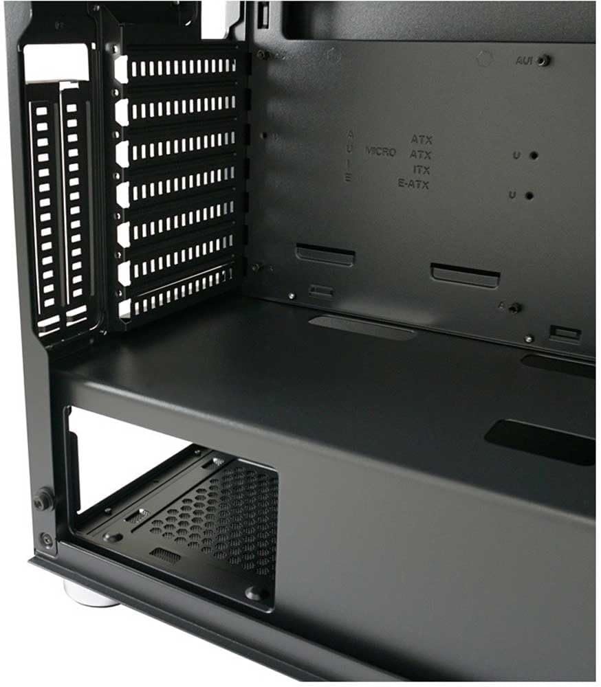 LC-Power 702B-ON Skyscraper_X Gaming Case, Multi-coloured, Tempered Glass, RGB - Thumbnail 3