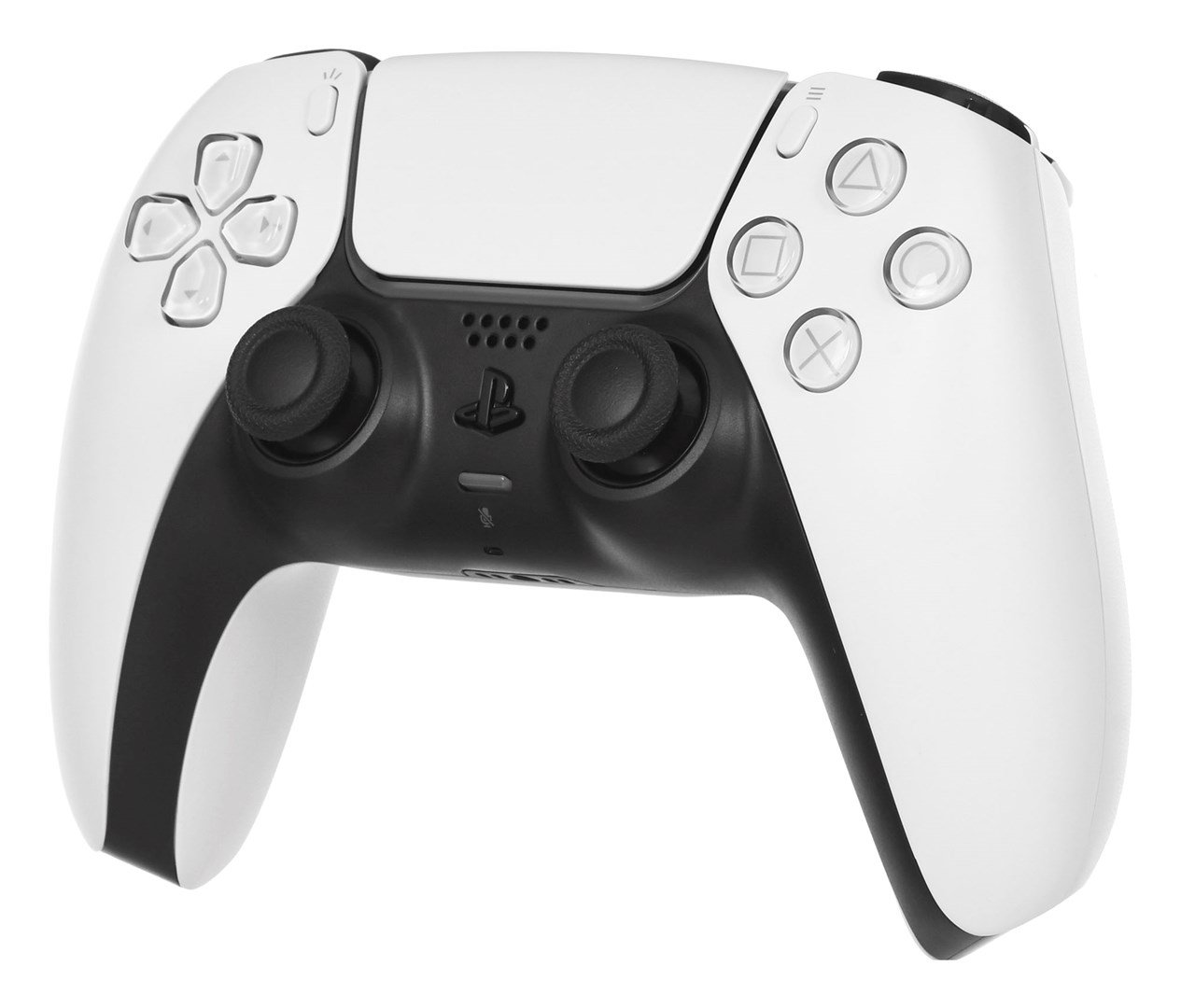 Sony DualSense Controller, PlayStation 5, Wireless, White/Black - Thumbnail 2
