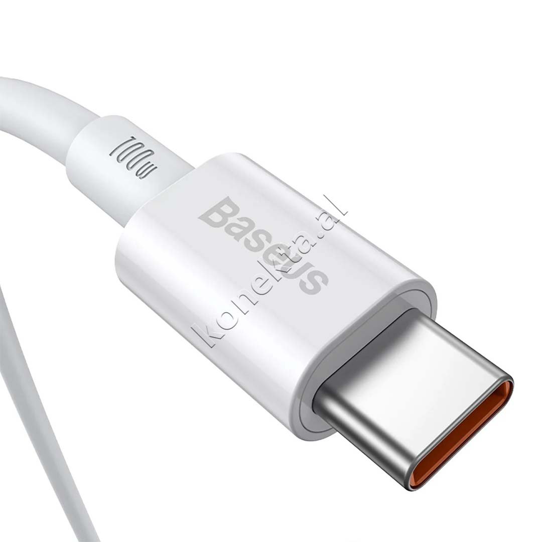 Baseus Type-C to Type-C Charging Cable, 100W, 1m - Thumbnail 3