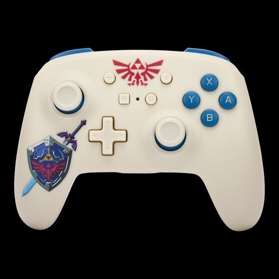 PowerA Zelda Sworn Protector Controller, Wireless, White - Image 1