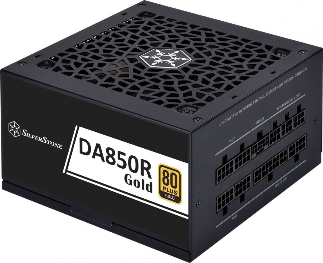 SilverStone DA850R Gold Power Supply, 850W, ATX 3.0 - Image 1