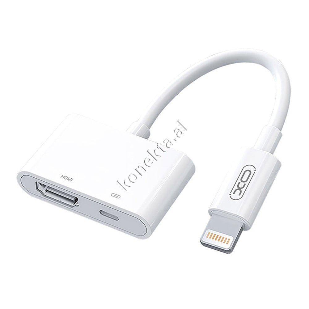 XO Lightning to HDMI Adapter, 15cm - Image 1