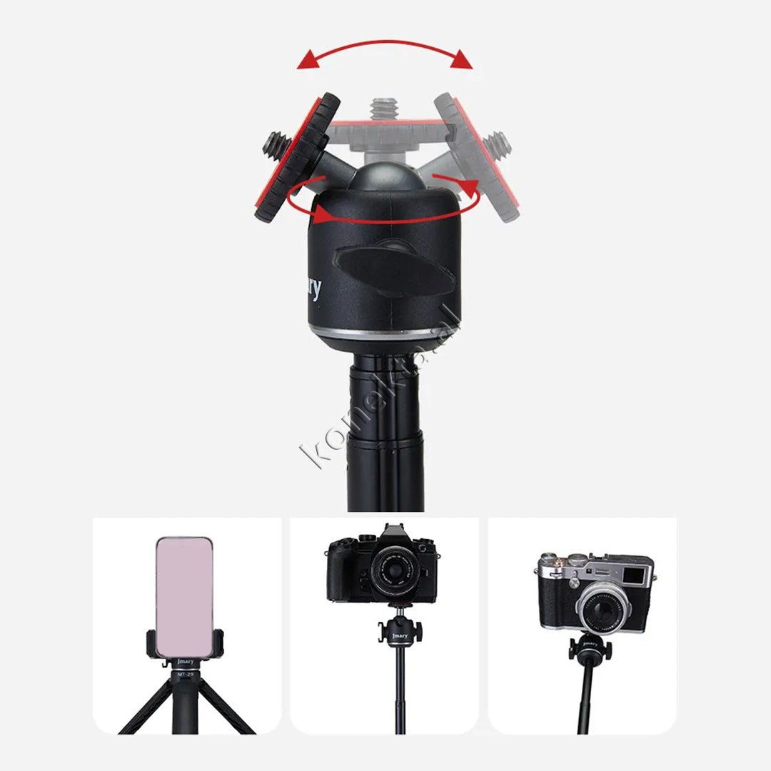 Jmary Tripod, Adjustable Length, Aluminum & ABS - Thumbnail 8