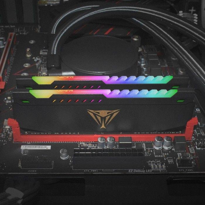 Patriot Viper Steel RGB Memory, DDR4, 8 GB, 3600 MHz, CL20 - Thumbnail 3