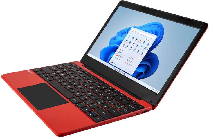Umax VisionBook 12WRx Laptop, 11.6", Intel Celeron N4020, 4GB RAM, 128GB eMMC, Intel UHD Graphics, Red - Thumbnail 2