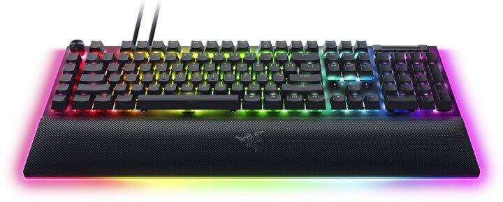 Razer BlackWidow V4 Pro Keyboard, Razer Yellow, US, Black - Thumbnail 4