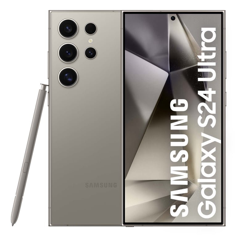 Samsung Galaxy S24 Ultra Smartphone, Titanium Gray, 12GB, 512GB - Image 1