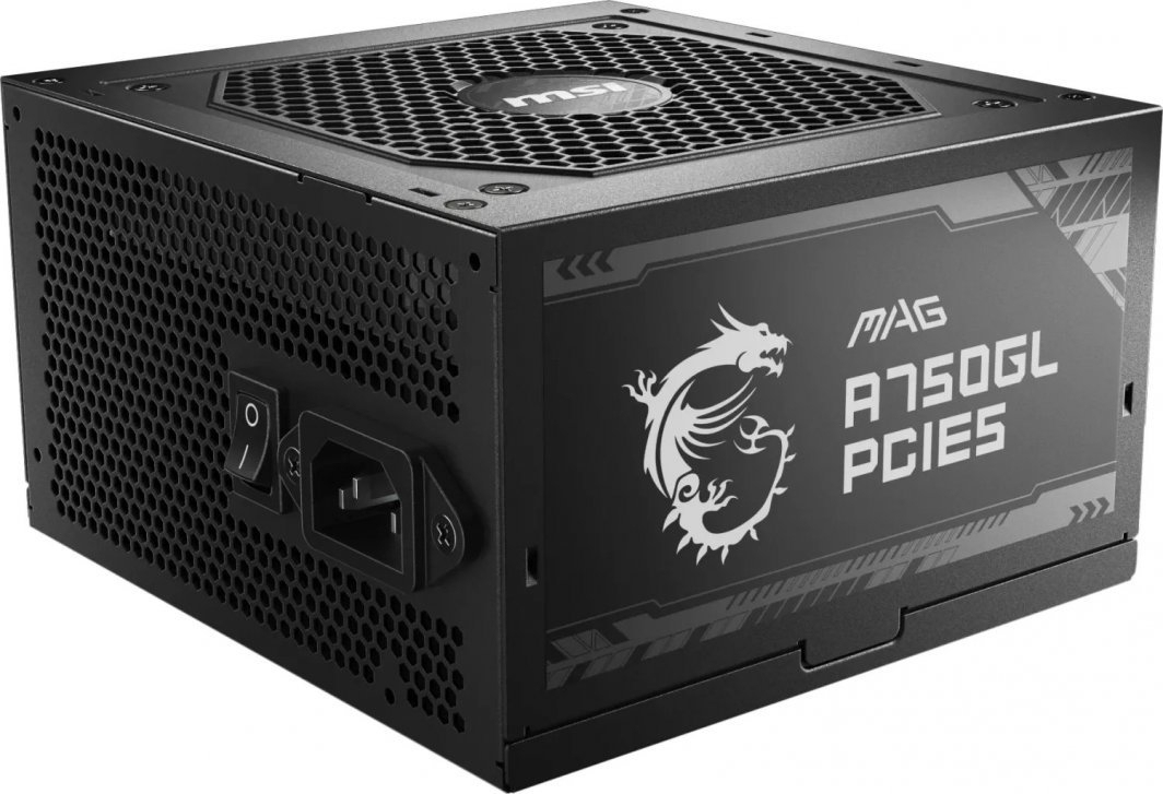 MSI MAG A750GL Power Supply, 750W, ATX 3.0, PCIe 5.0 - Thumbnail 5