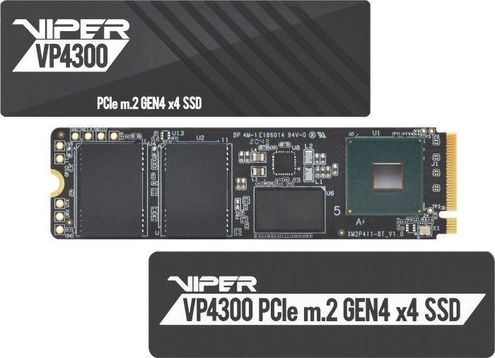 Patriot Viper VP4300 SSD, 1TB, M.2 2280 PCI-E x4 Gen4 NVMe - Image 1