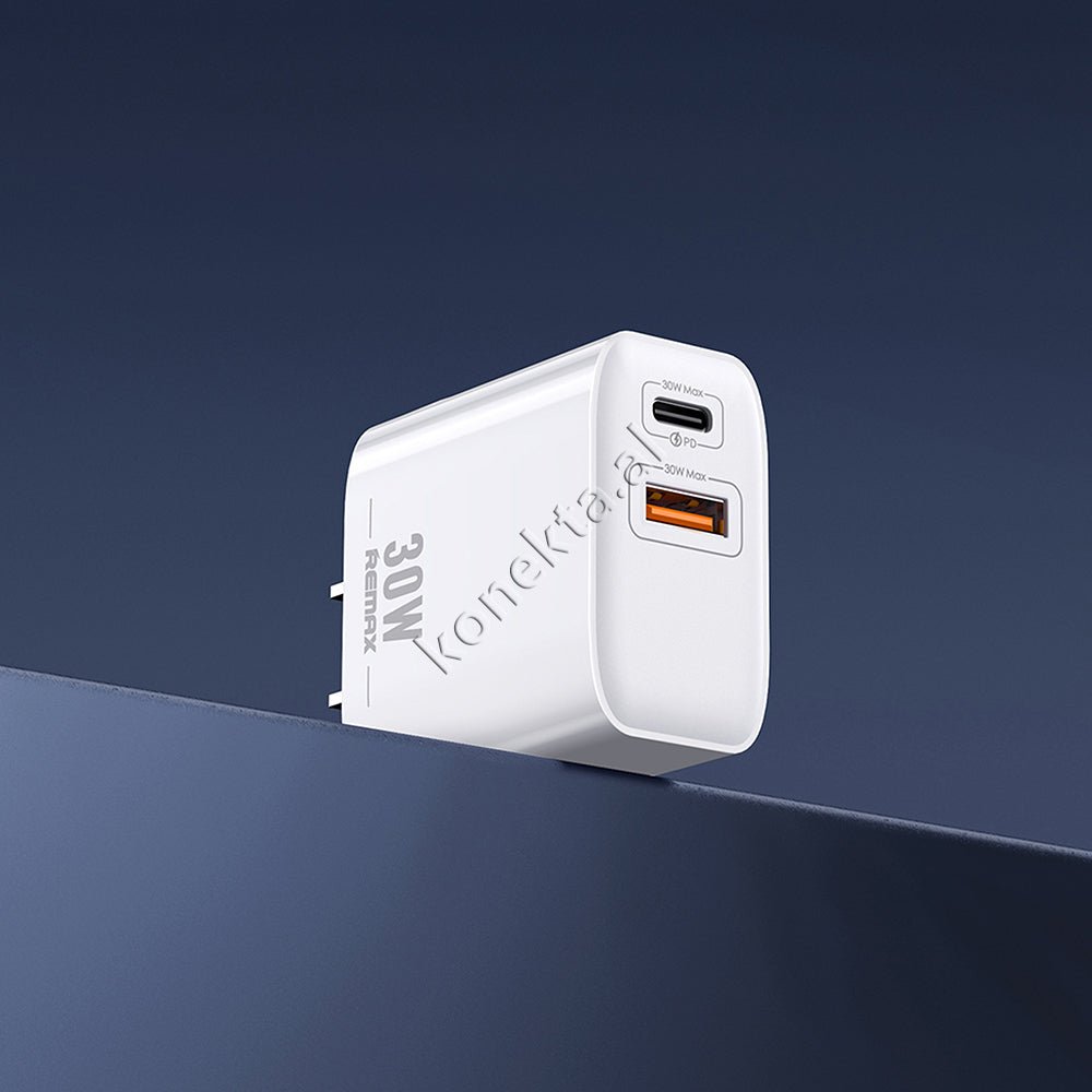 REMAX 30W Charger, White - Thumbnail 3