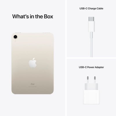 Apple iPad Mini 6, WiFi, 64GB, Starlight - Thumbnail 3