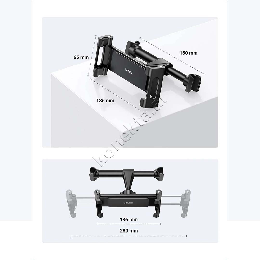UGreen Tablet Holder for Car Headrest - Thumbnail 4