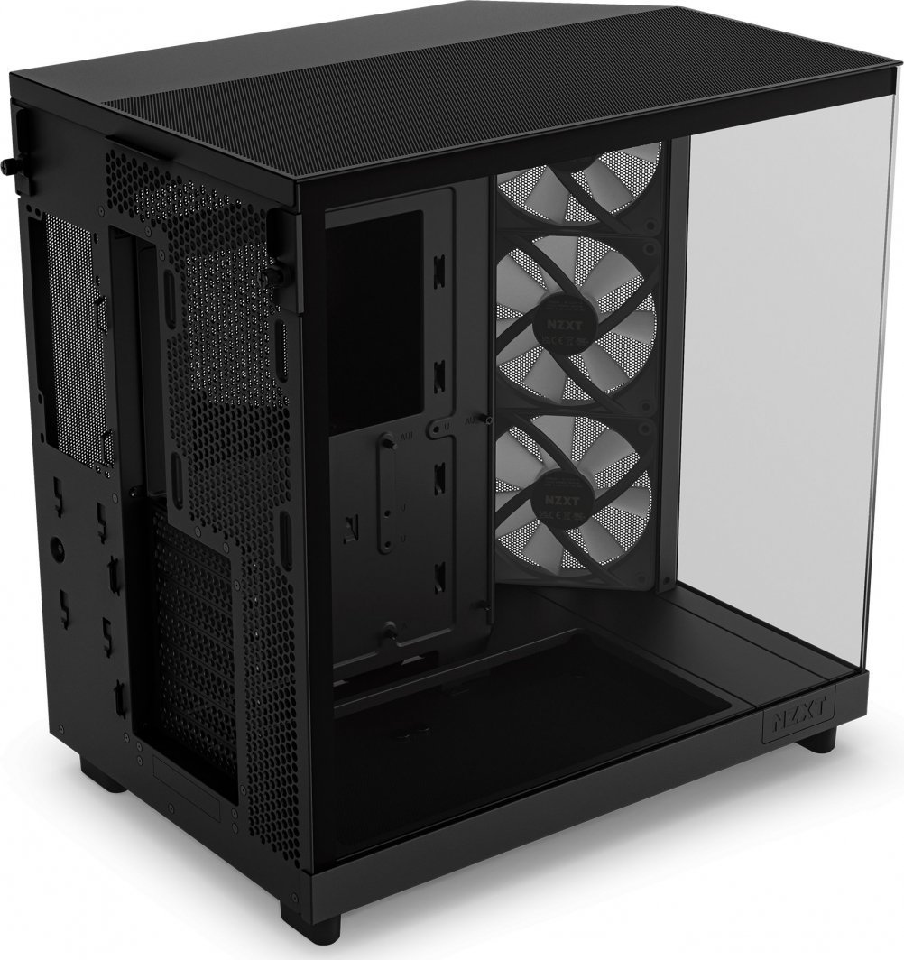 NZXT H6 Flow Case, Black - Thumbnail 6