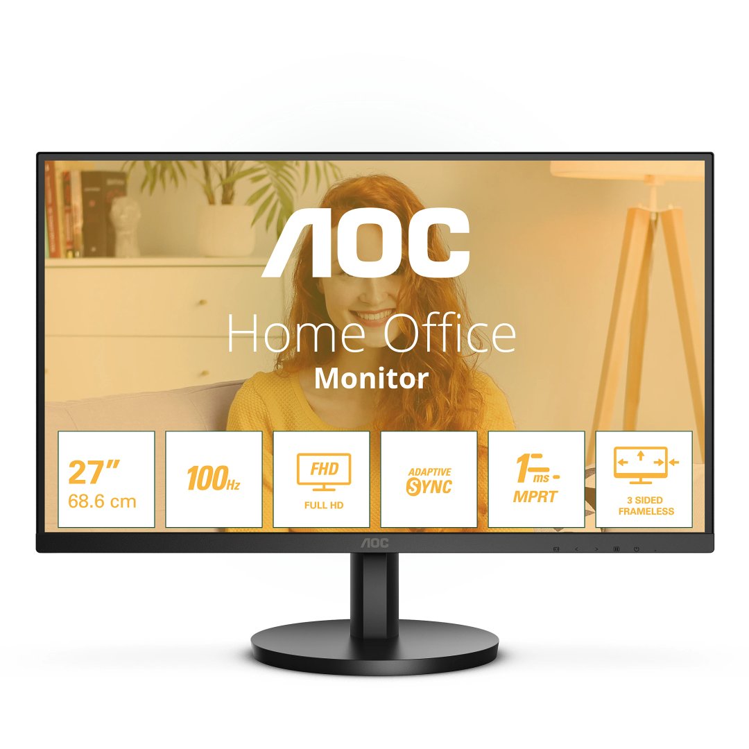 AOC Basic-line 27B3HMA2 Monitor, 27" 100Hz - Image 1