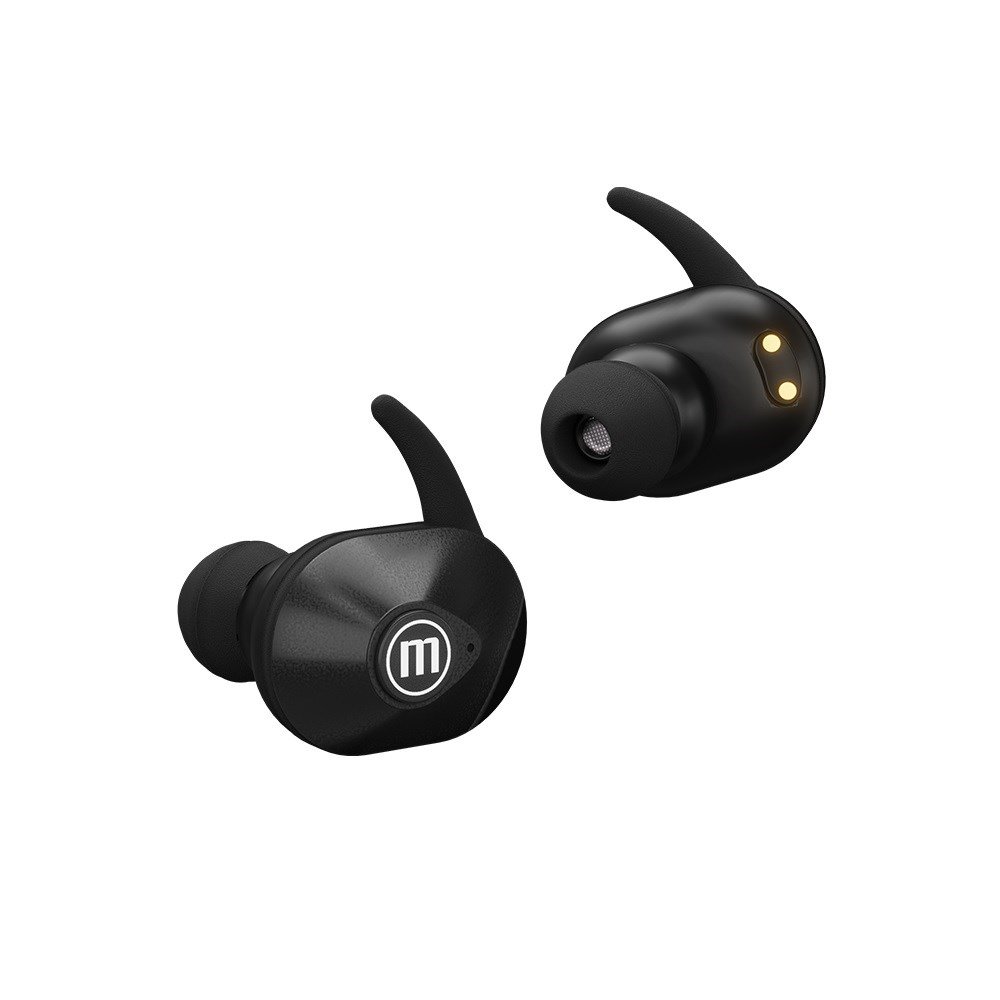 Maxell MINI DUO Headphones, Wireless, Black - Thumbnail 4