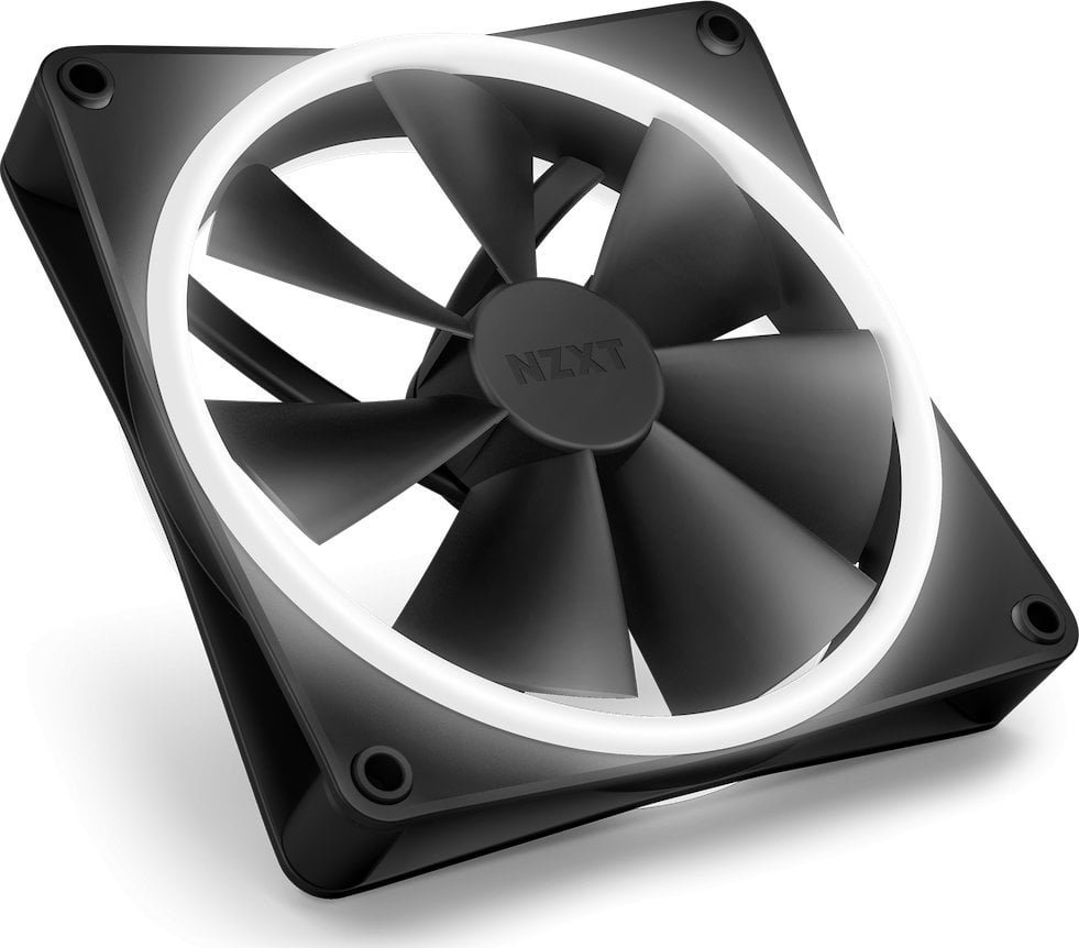 NZXT F140 RGB DUO Cooler 2-pack + Hub (RF-D14DF-B1) - Thumbnail 2