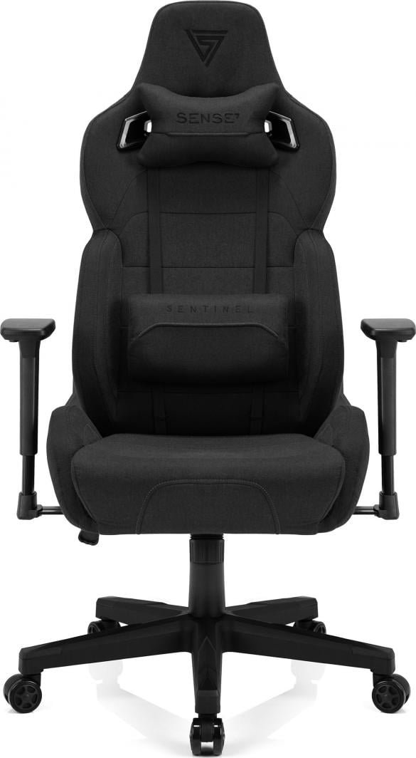 SENSE7 Sentinel Gaming Chair, Fabric, Black - Thumbnail 2