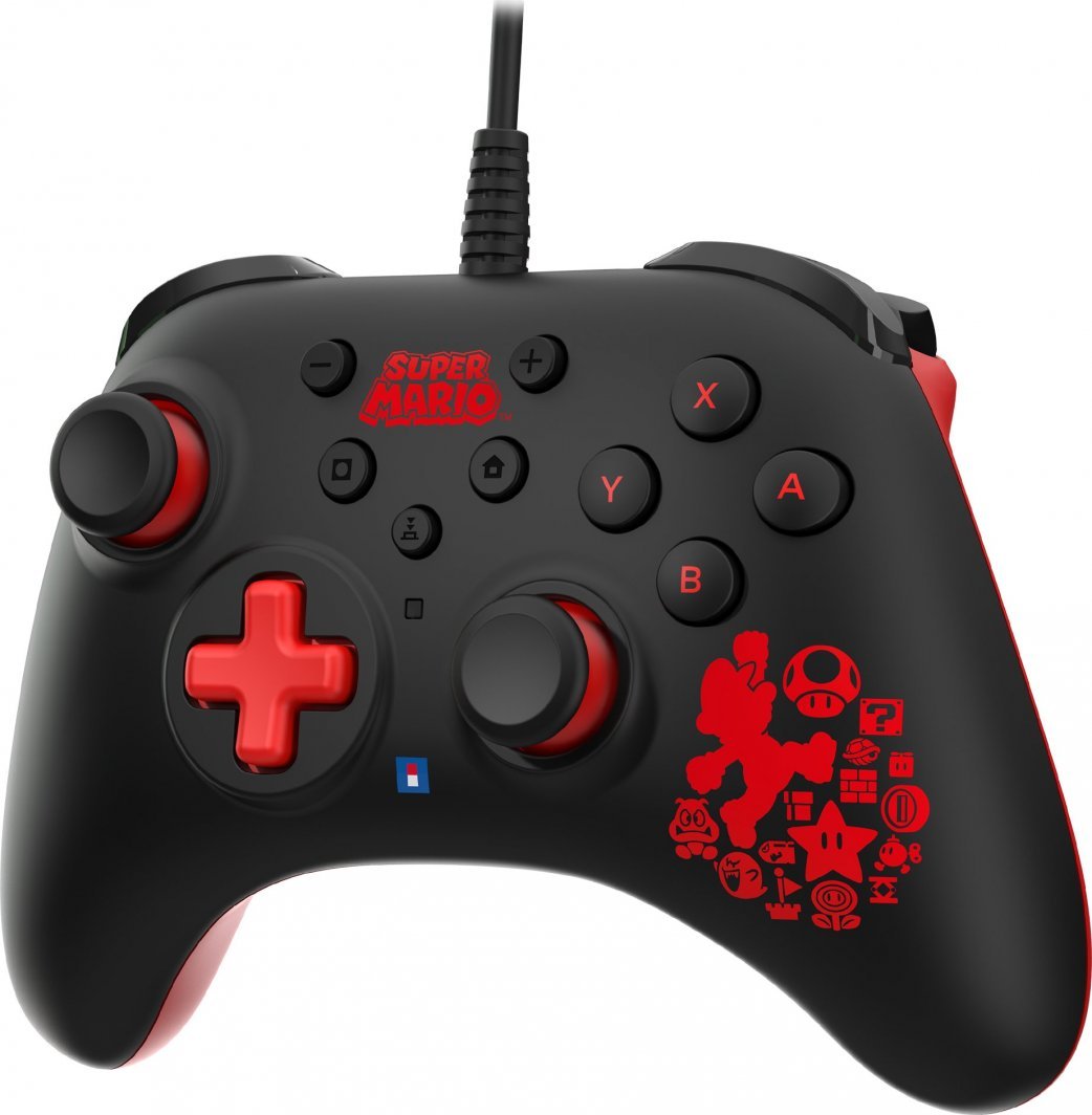 NoName Horipad Turbo Controller, Wired, Black / Red - Thumbnail 7