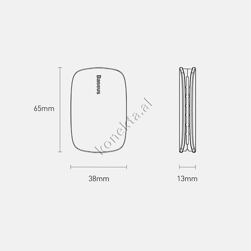 Baseus Riparues, E Bardhe, 38x65x13mm - Thumbnail 14