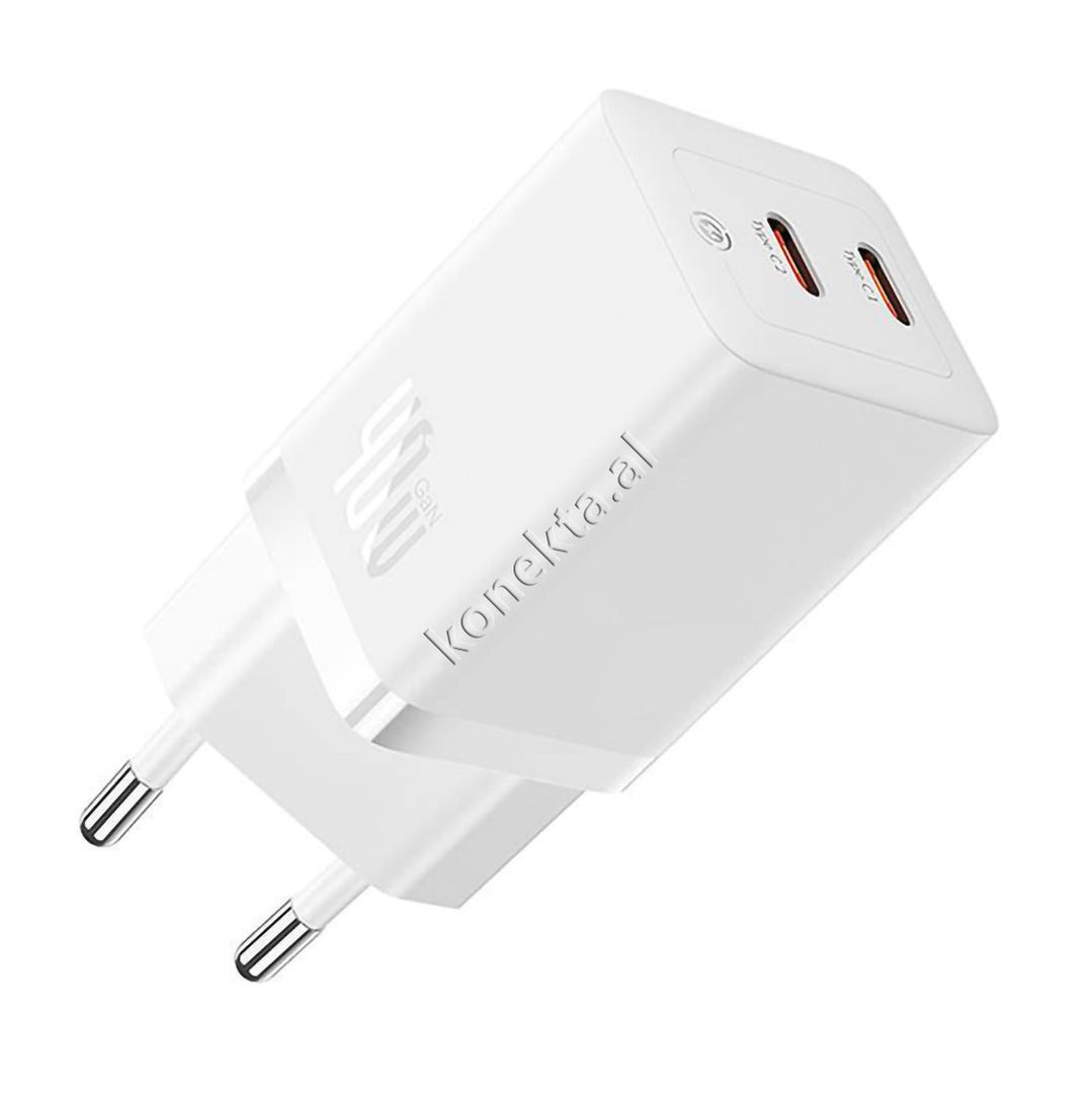 Baseus 40W Fast Charge Adapter, 2 Ports Type-C - Thumbnail 11