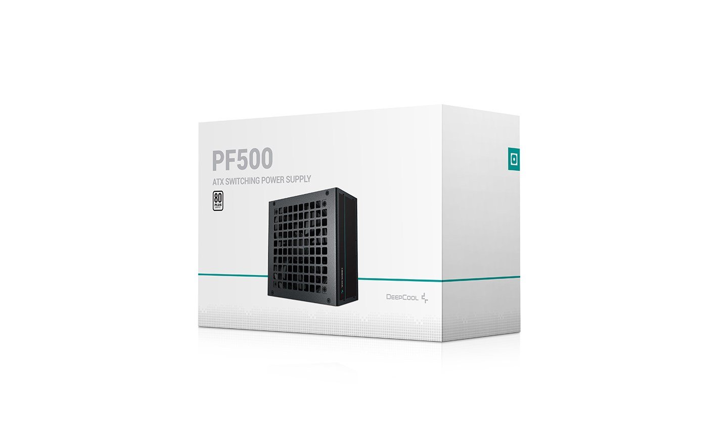 DeepCool PF500 Power Supply, 20+4 pin ATX, 500 W, Black - Thumbnail 3