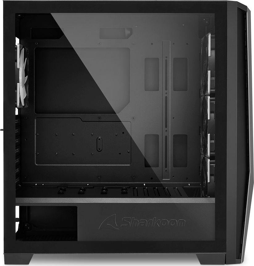 Sharkoon TG7M RGB Case, Midi Tower - Thumbnail 4
