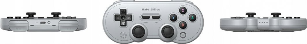 8BitDo SN30 Pro Controller, Wireless, Grey - Image 1
