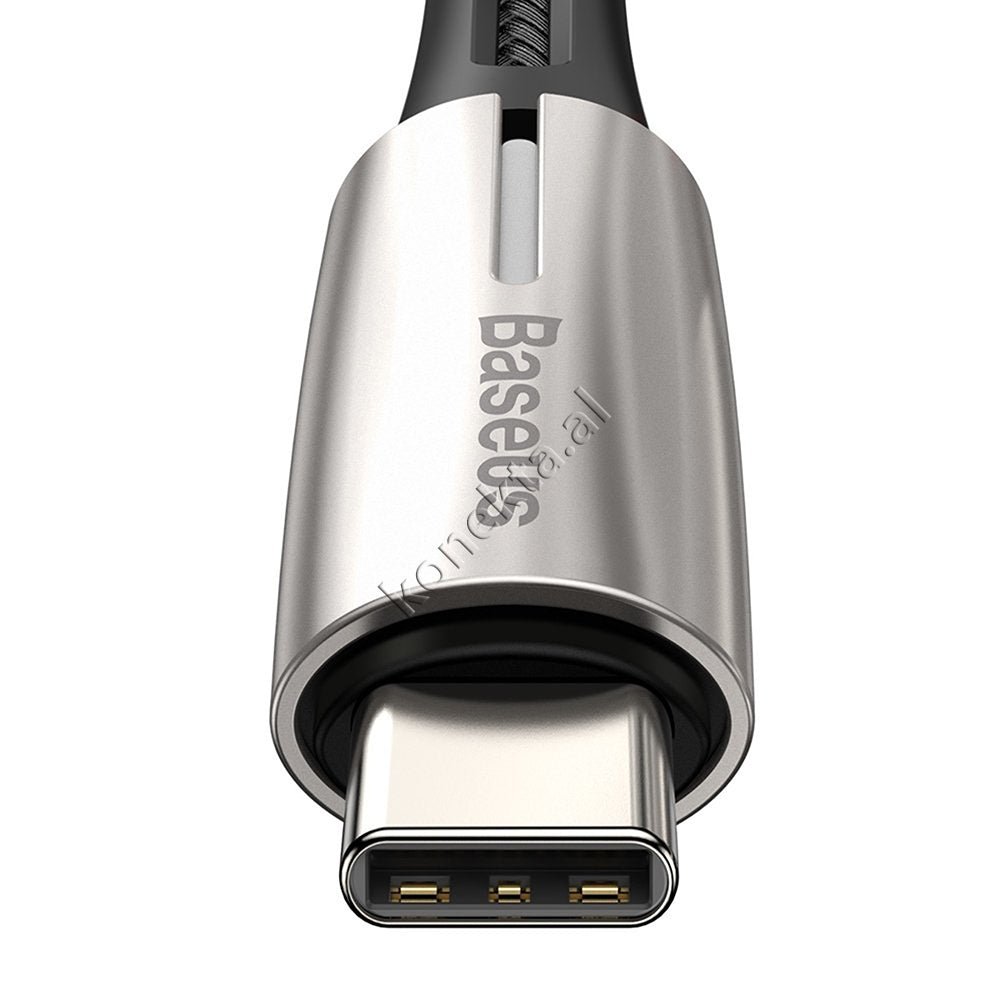 Baseus Water Drop-shaped Lamp USB Cable, 1m, Type-C, Fast Charge PD 60W - Thumbnail 2
