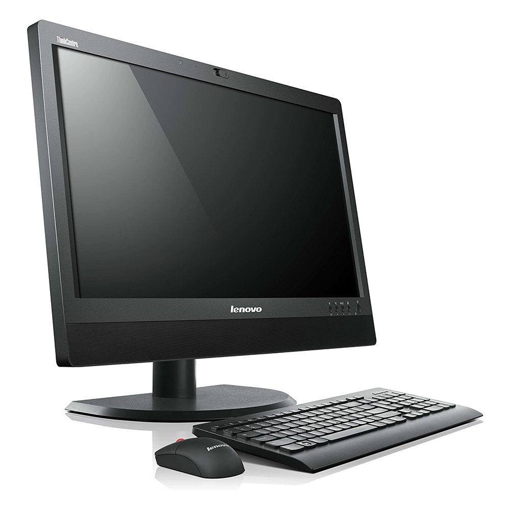 Lenovo ThinkCentre M92Z Desktop, 24" Full HD, 16 GB RAM, 256 GB SSD + 500 GB HDD, Used - Image 1
