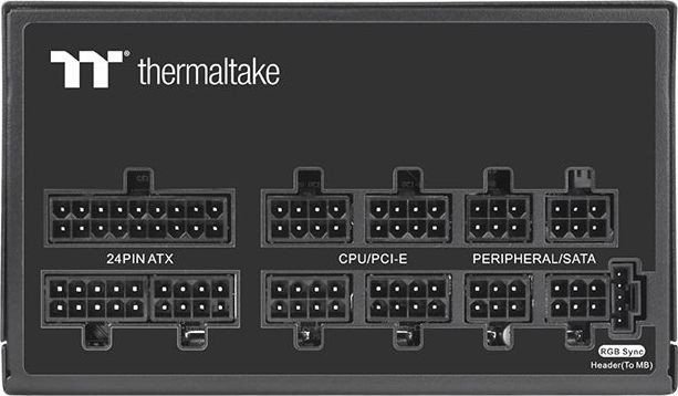 Thermaltake Toughpower GF1 ARGB Power Supply, 850W - Thumbnail 3