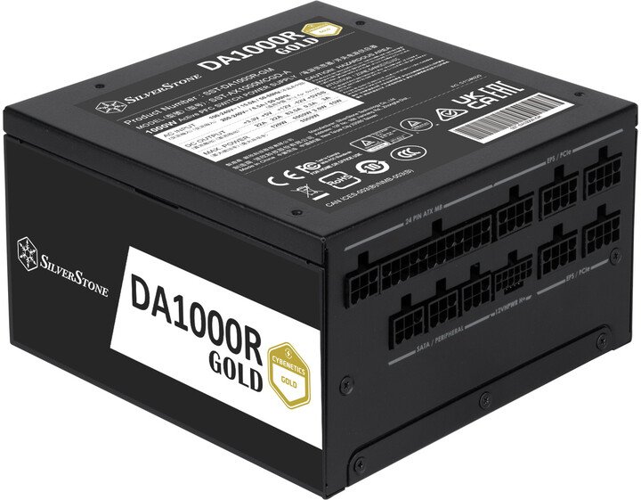 SilverStone DA1000R Gold Power Supply, 1000W - Thumbnail 2