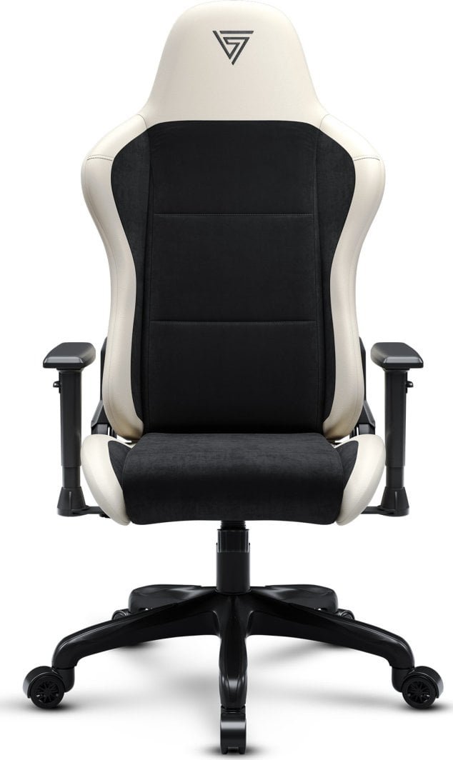 SENSE7 Spellcaster FUKU Chair, Material + Leather, Black/Beige - Thumbnail 4