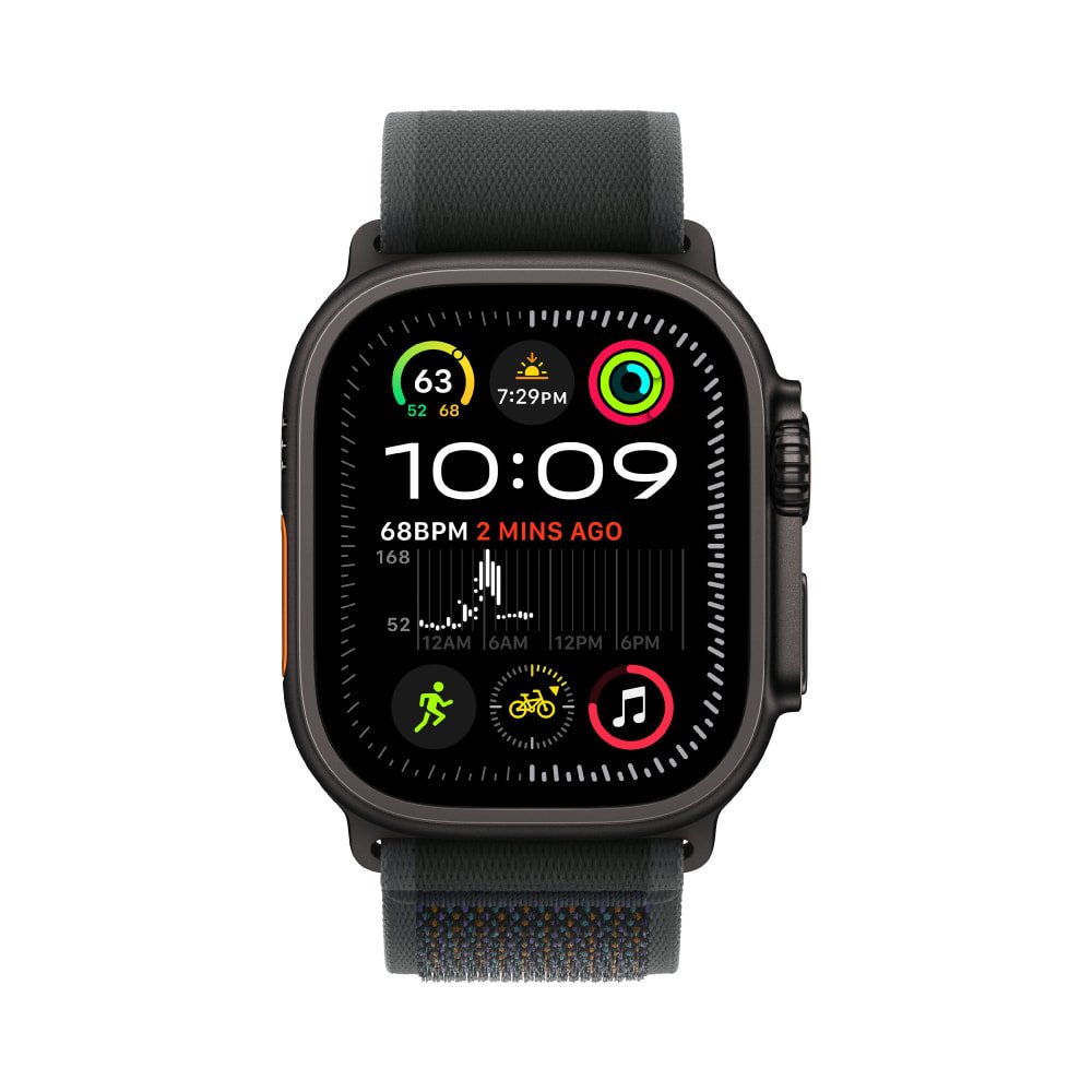 Apple Watch Ultra 2 Smartwatch, Black Titanium, Trail-loop - Image 1